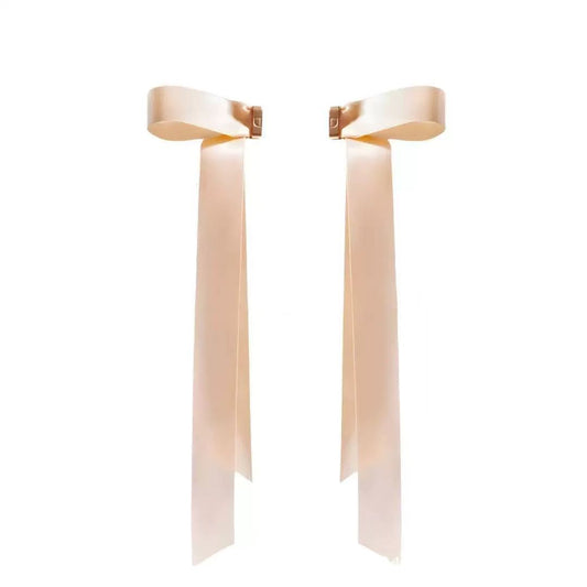 Magnetic Bow Hair Claw Clip Pink