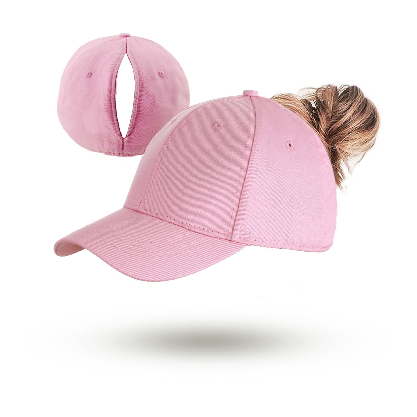 Magnetic Ponytail Cap Magenta