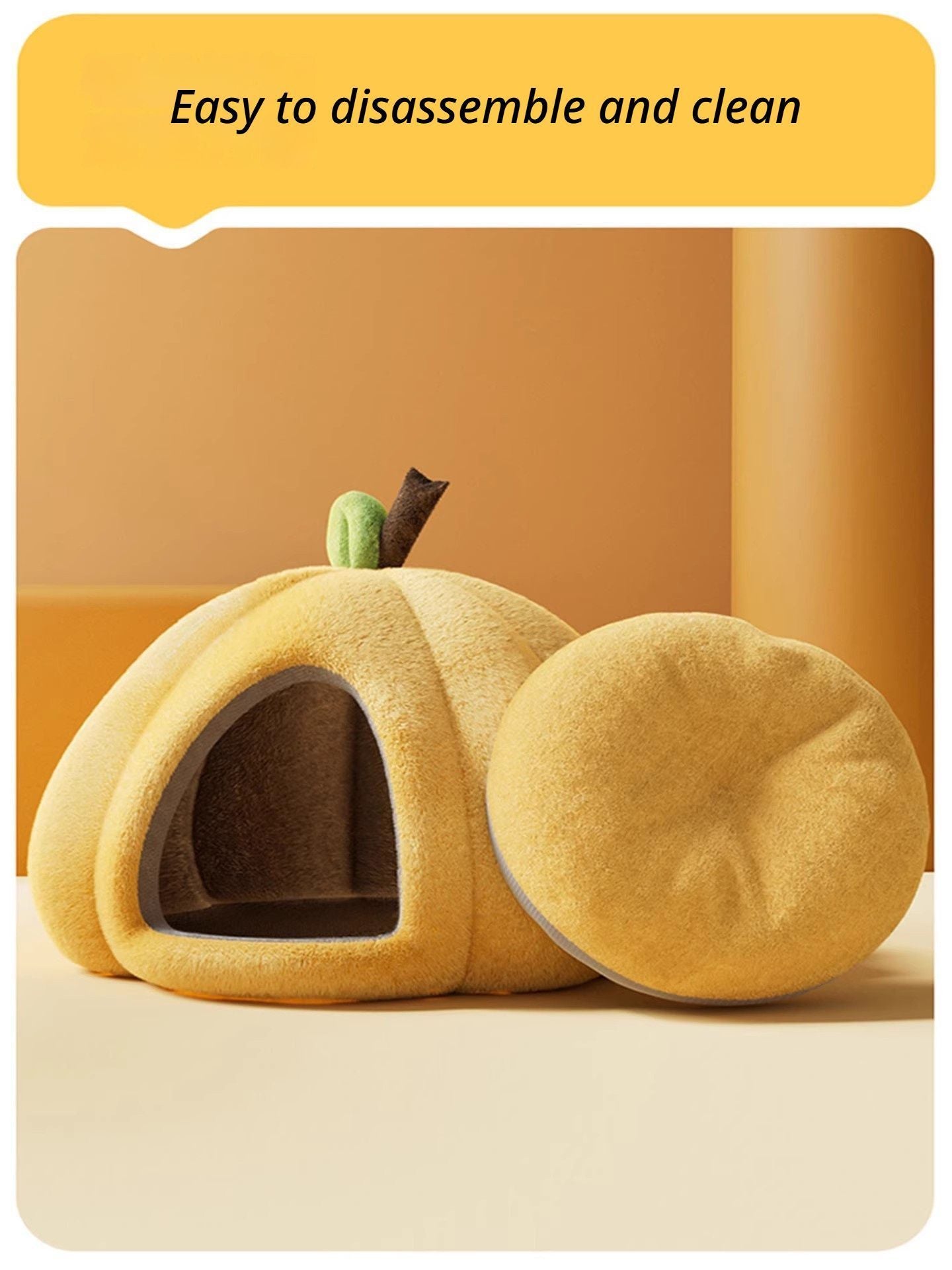 orange Pumpkin Short Plush Version L
