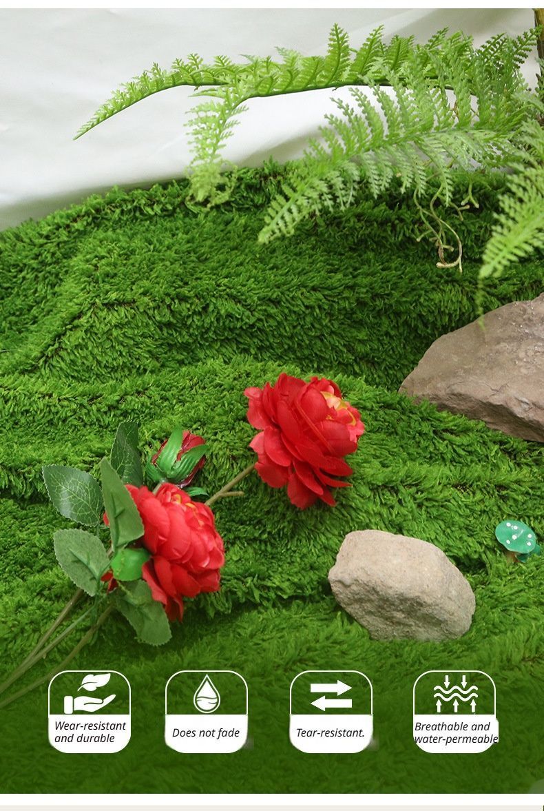 Pastoral Artificial Moss Turf 100cm×100cm