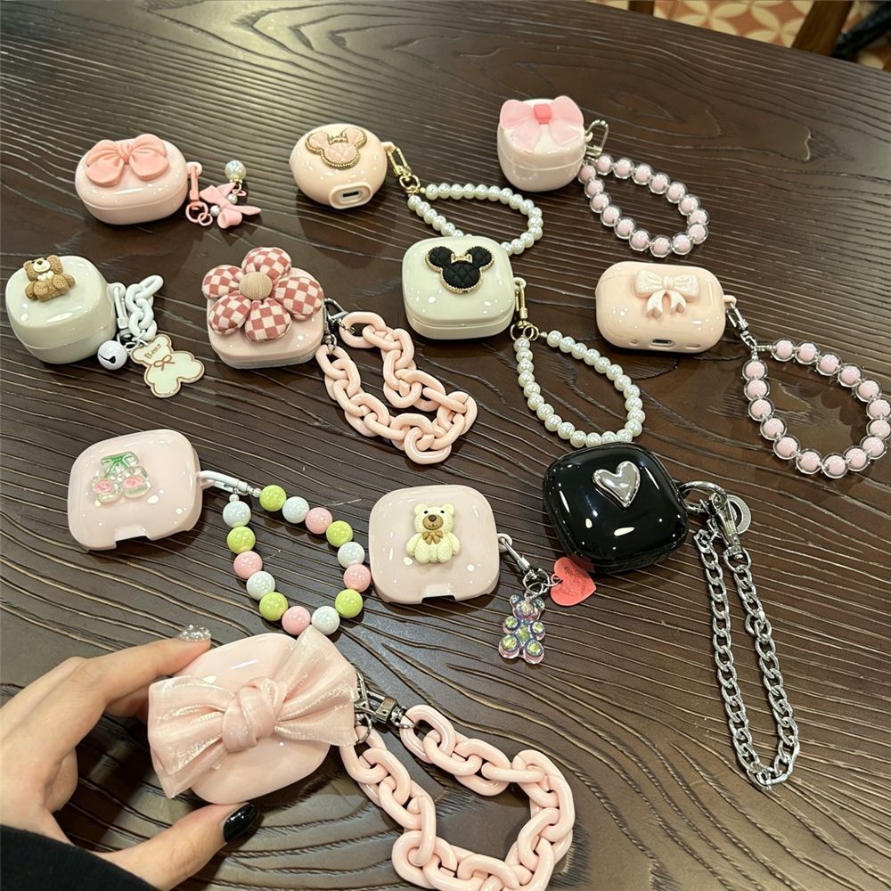 Pink headphone cover + hook AirPods Pro 2
