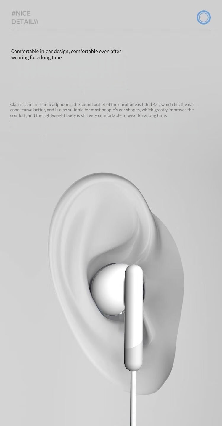 QK01 Wired karaoke headphones-White