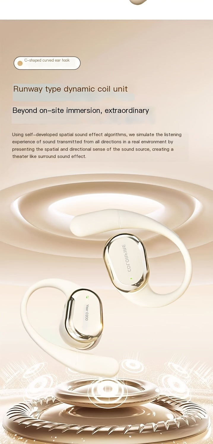 S16 Bluetooth headset-Beige