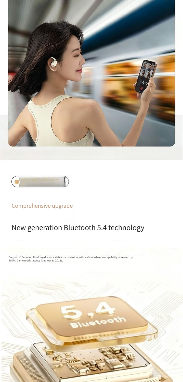 S16 Bluetooth headset-Beige