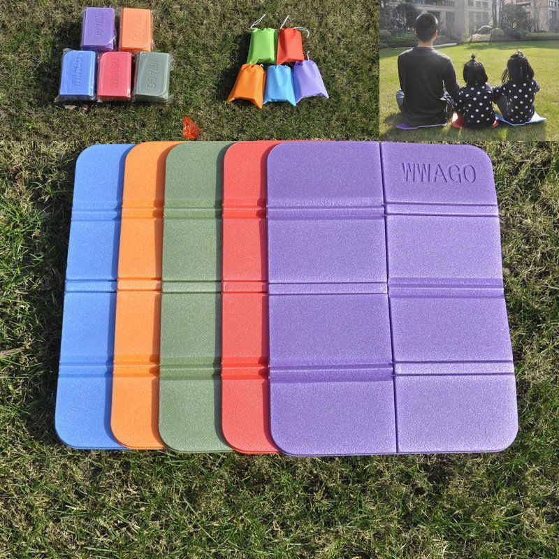 Folding picnic mat-Blue