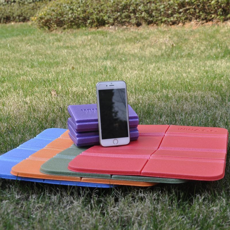 Folding picnic mat-Blue