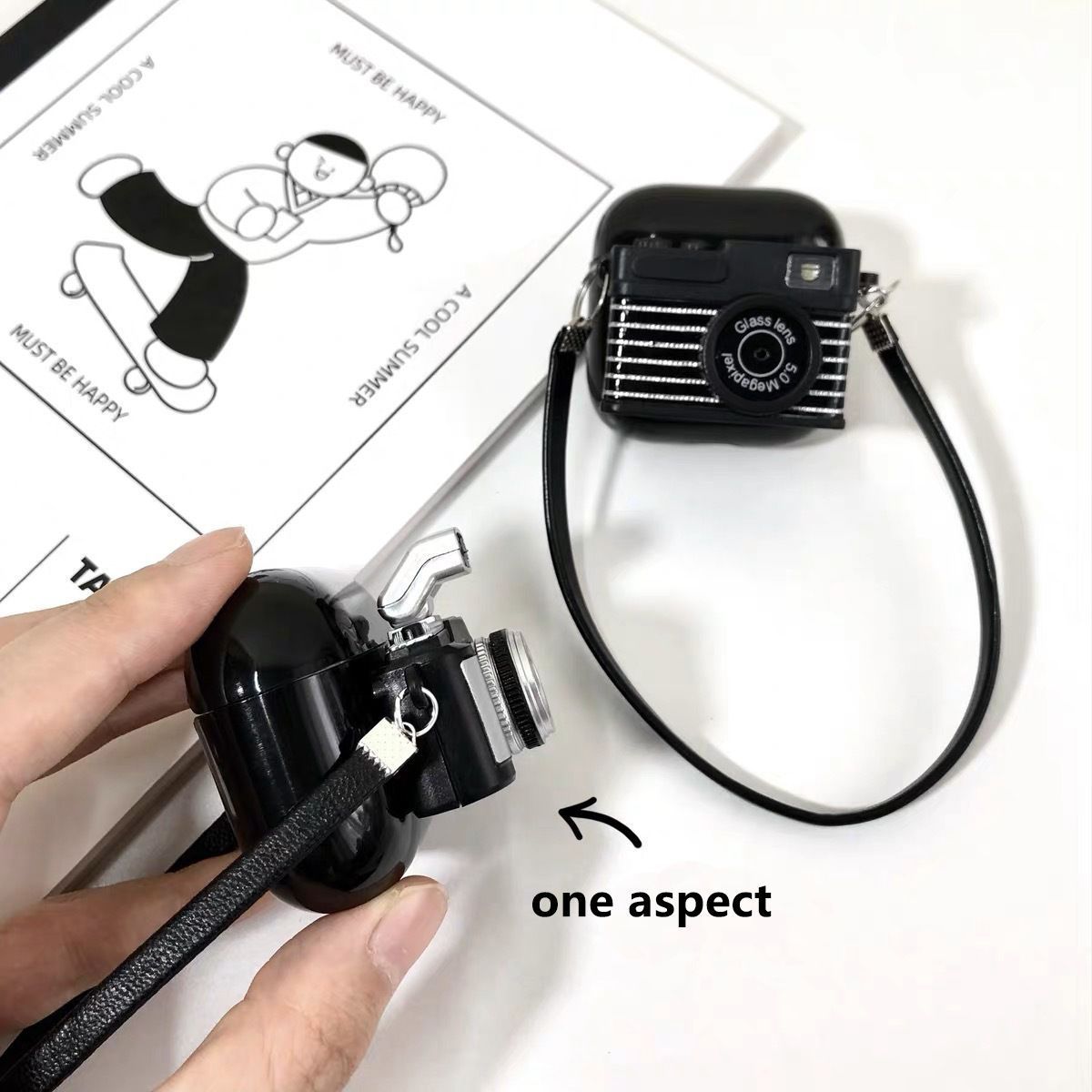 Solid black headphone cover Apple AirPods Pro