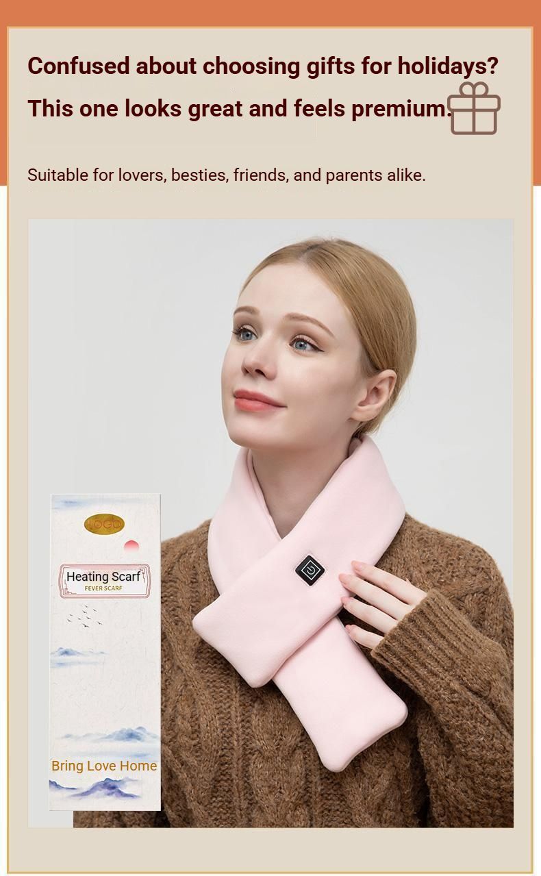 USB Graphene Heated Neck Warmer Deep Blue-Gift Box Edition