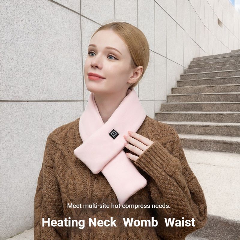USB Graphene Heated Neck Warmer Light Blue-Gift Box Edition