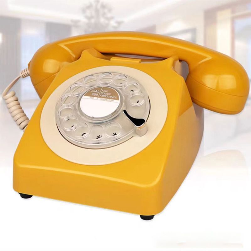 Wireless Bluetooth Desk Phone Style 1-golden