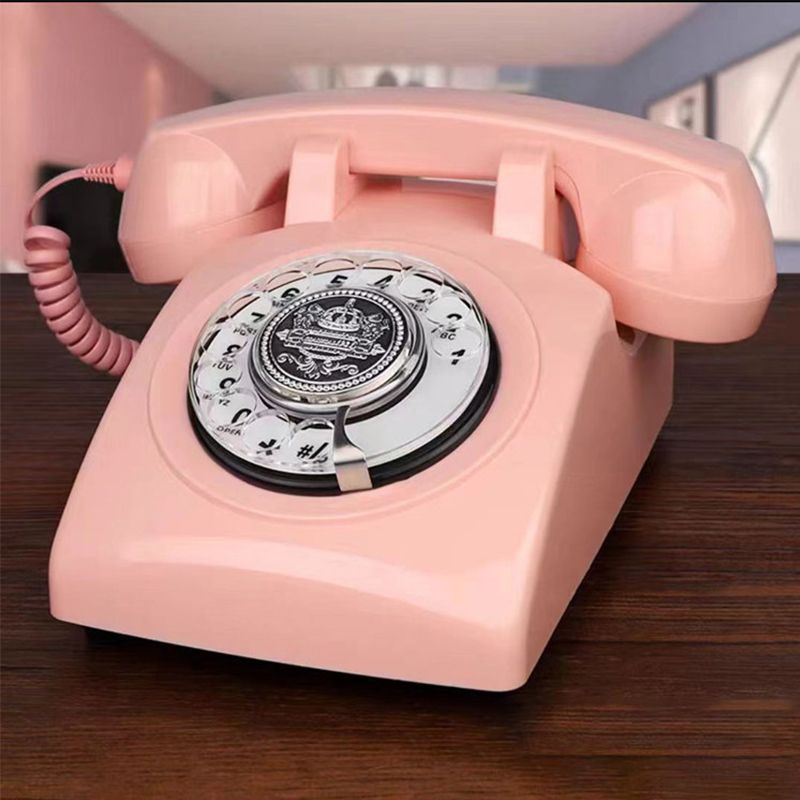Wireless Bluetooth Desk Phone Style 1-Magenta