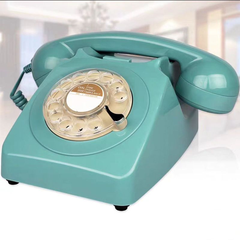 Wireless Bluetooth Desk Phone Style 2-green