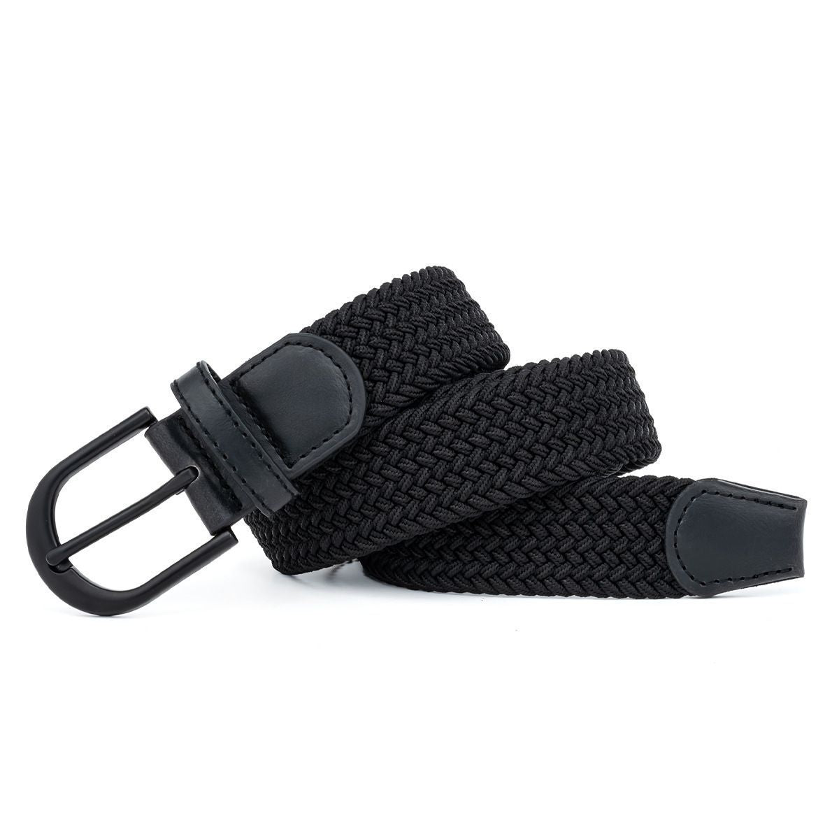 Men's Woven Belt Brown 03