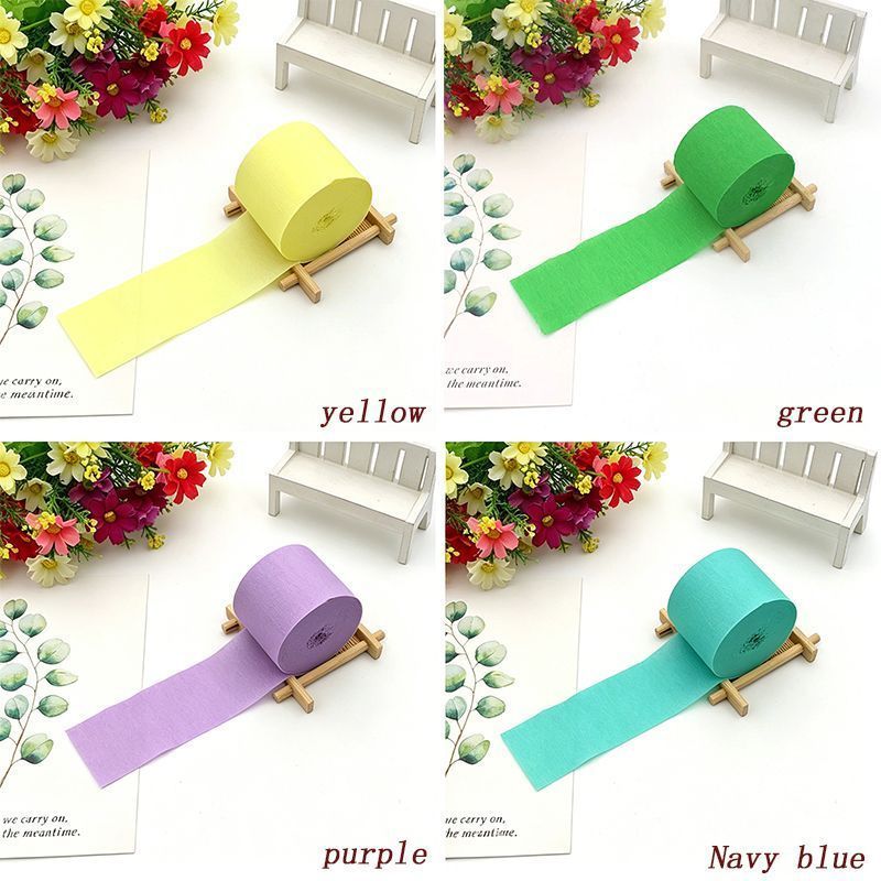 Colored Crepe Paper Navy blue 20 Rolls