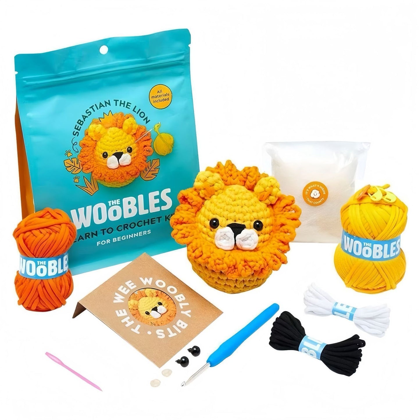 Chick & Lion Crochet Kit 009