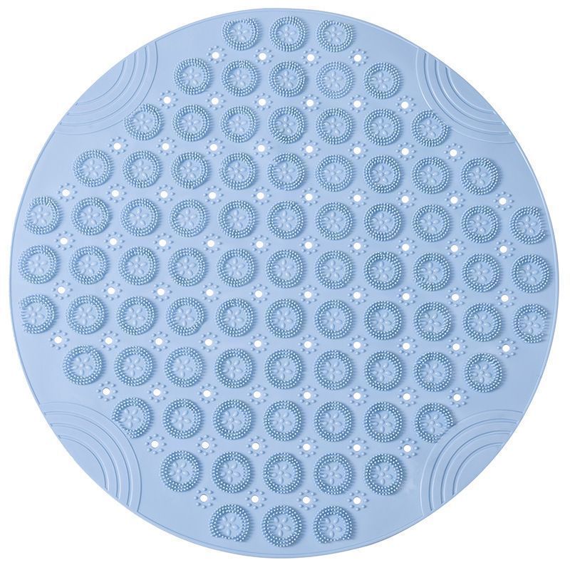 Green Non-Slip Bath Mat 55×55cm