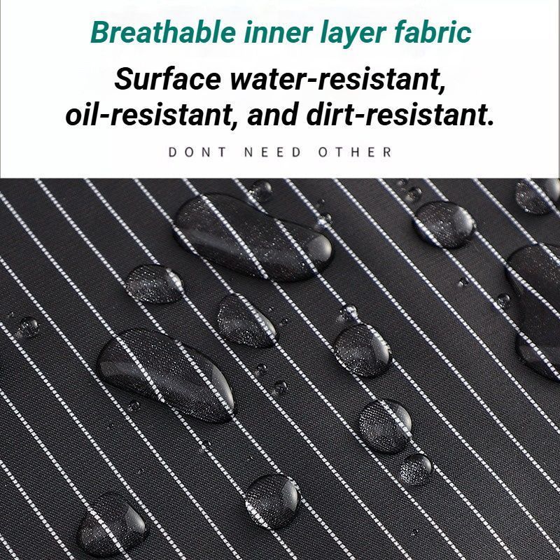 2-Pack Black Waterproof Aprons