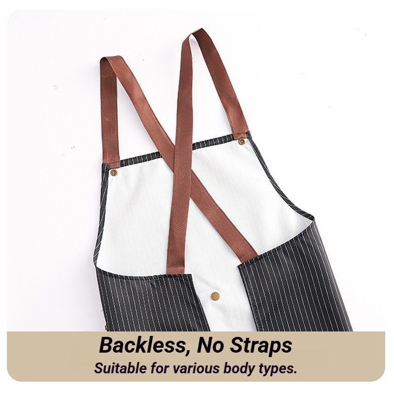 2-Pack Black Waterproof Aprons