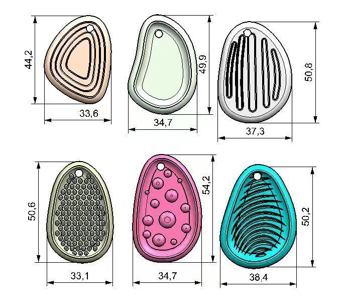 5Packs Silicone Sensory Stones New