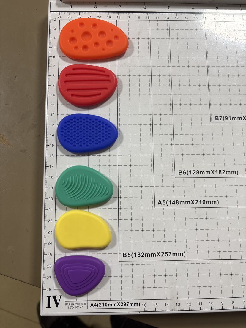 5Packs Silicone Sensory Stones New