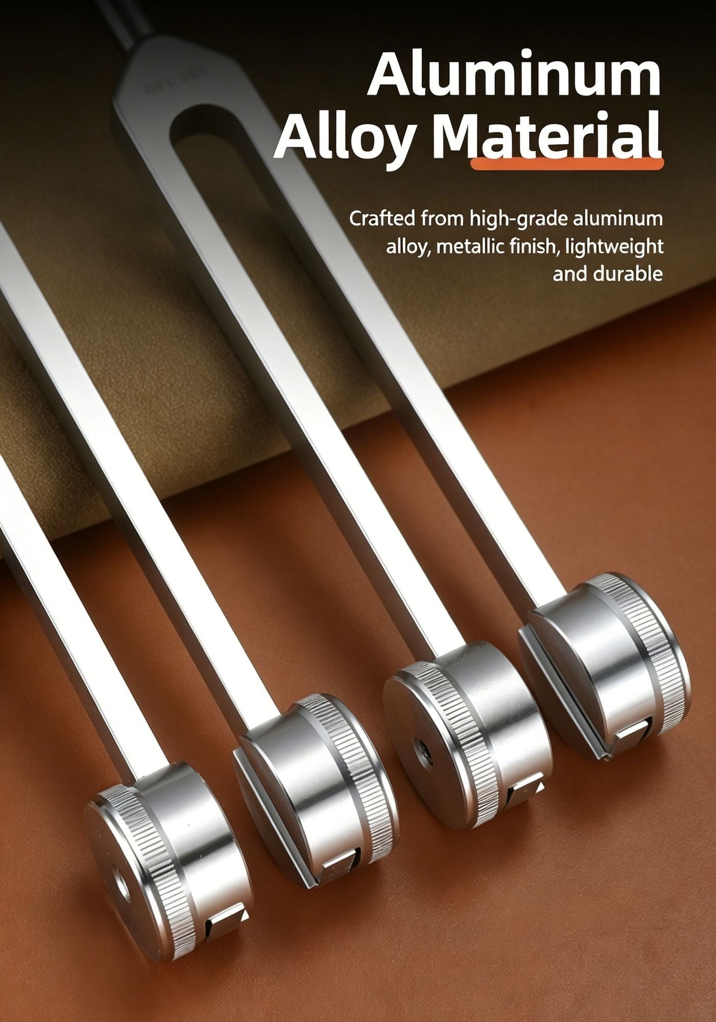 4pcs tuning fork set with pouch & activator
