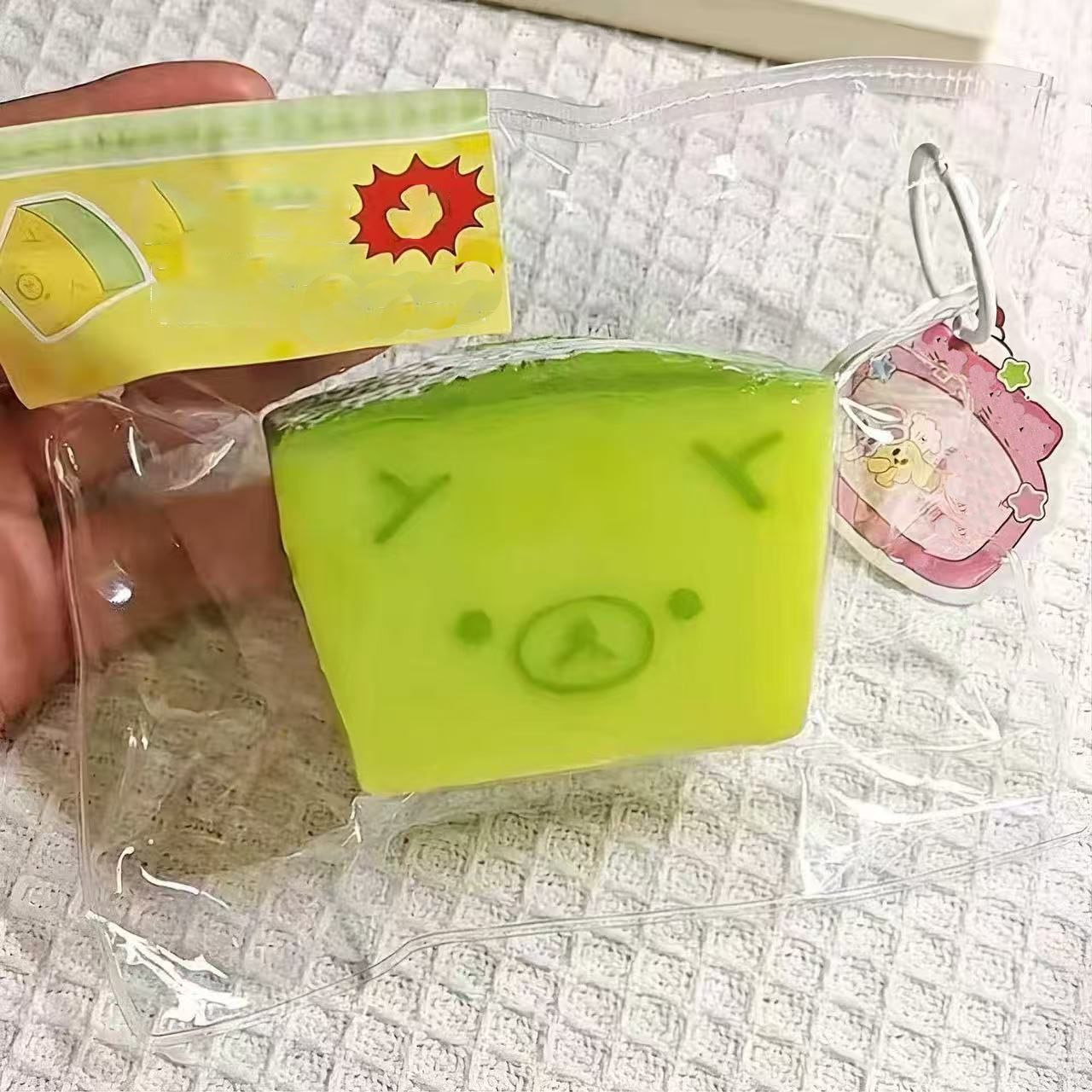 Honey Melon Stress Relief Squishy Toy Green