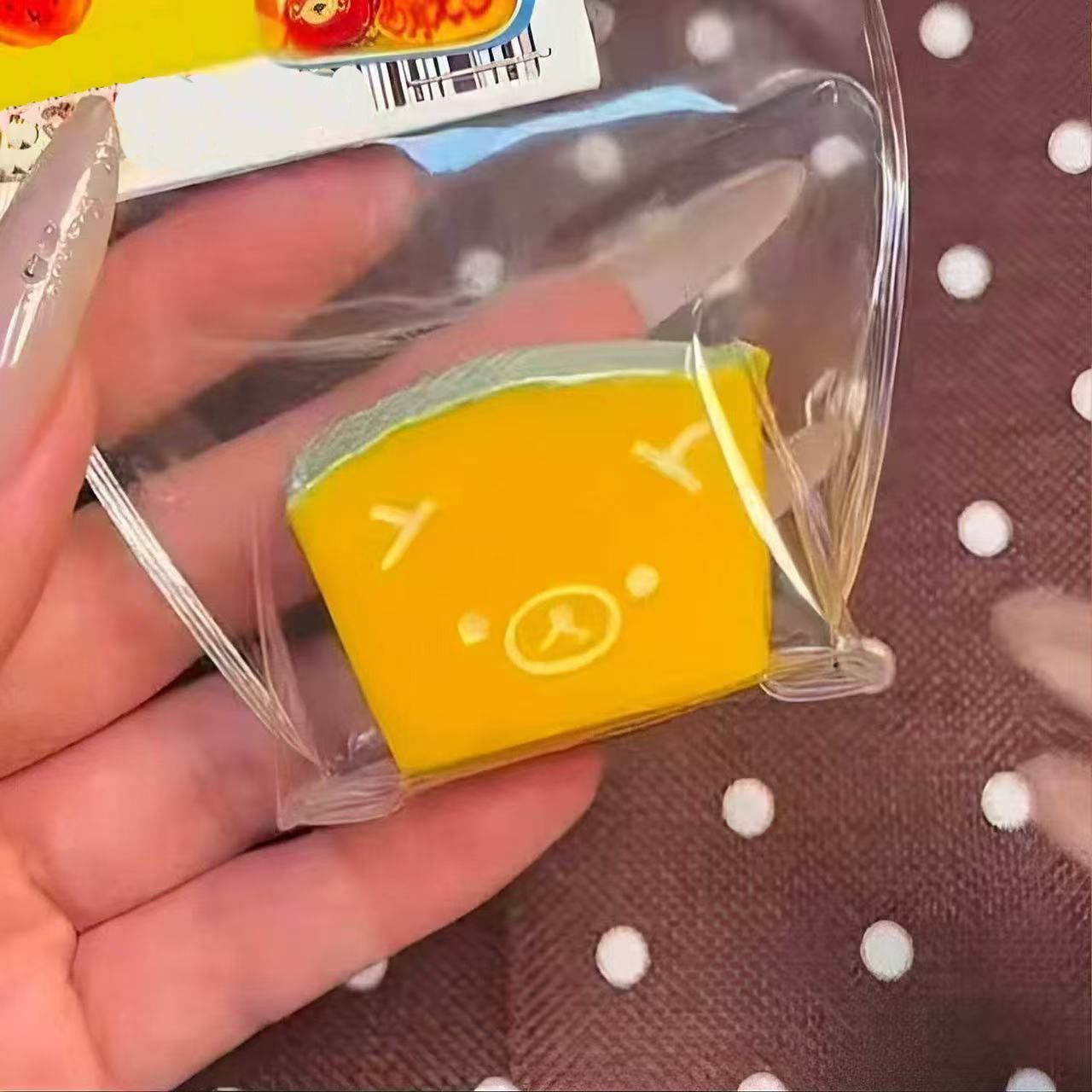 Honey Melon Stress Relief Squishy Toy Yellow