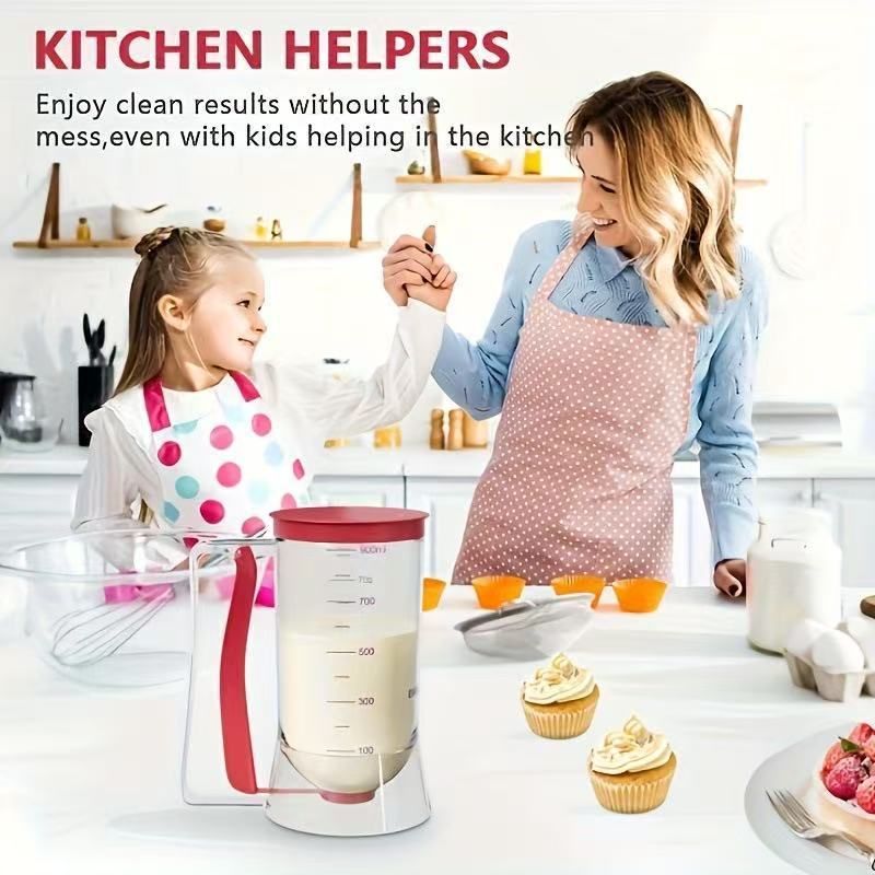 Purple Cake Batter Dispenser