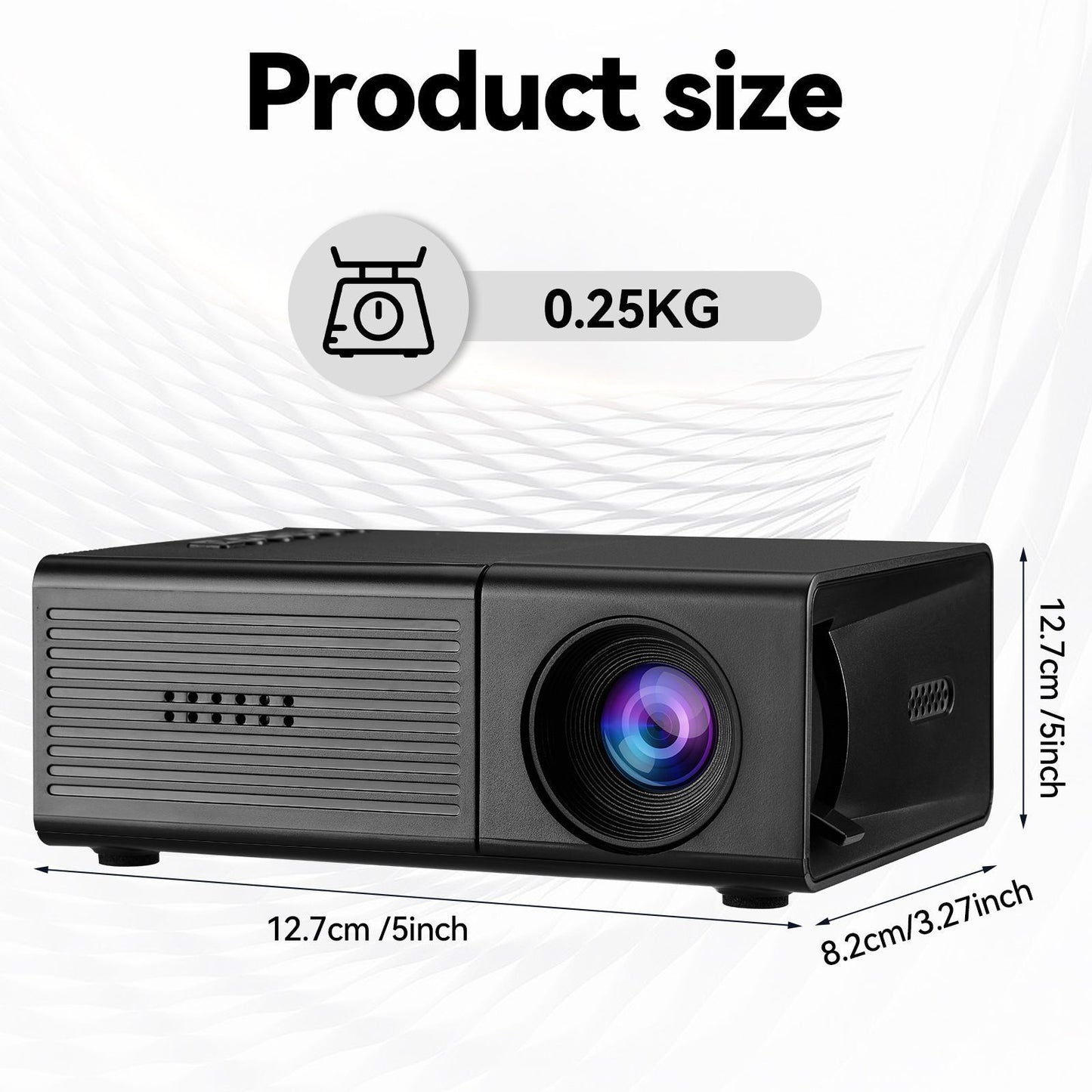 M3S Mini Projector Black AU