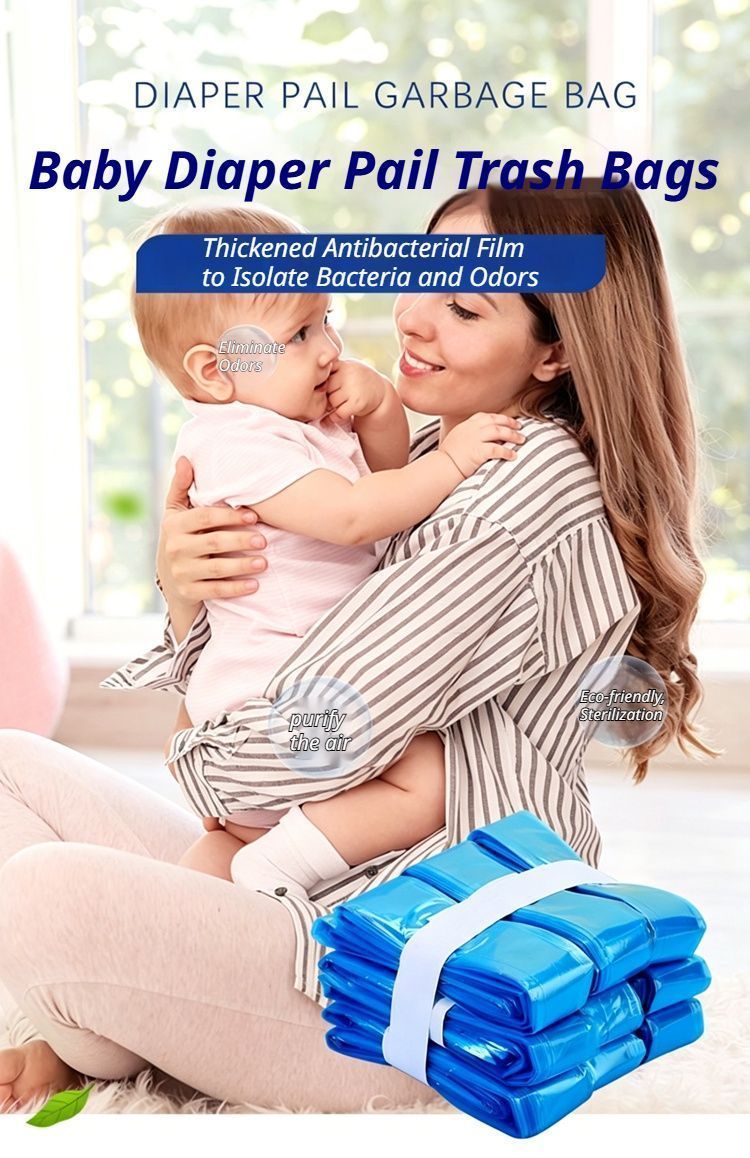 6 Rolls Diaper Pail Bags
