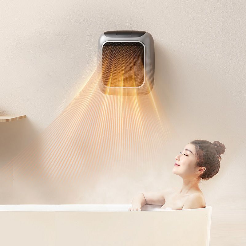 Gray Mini Wall Mount Heater