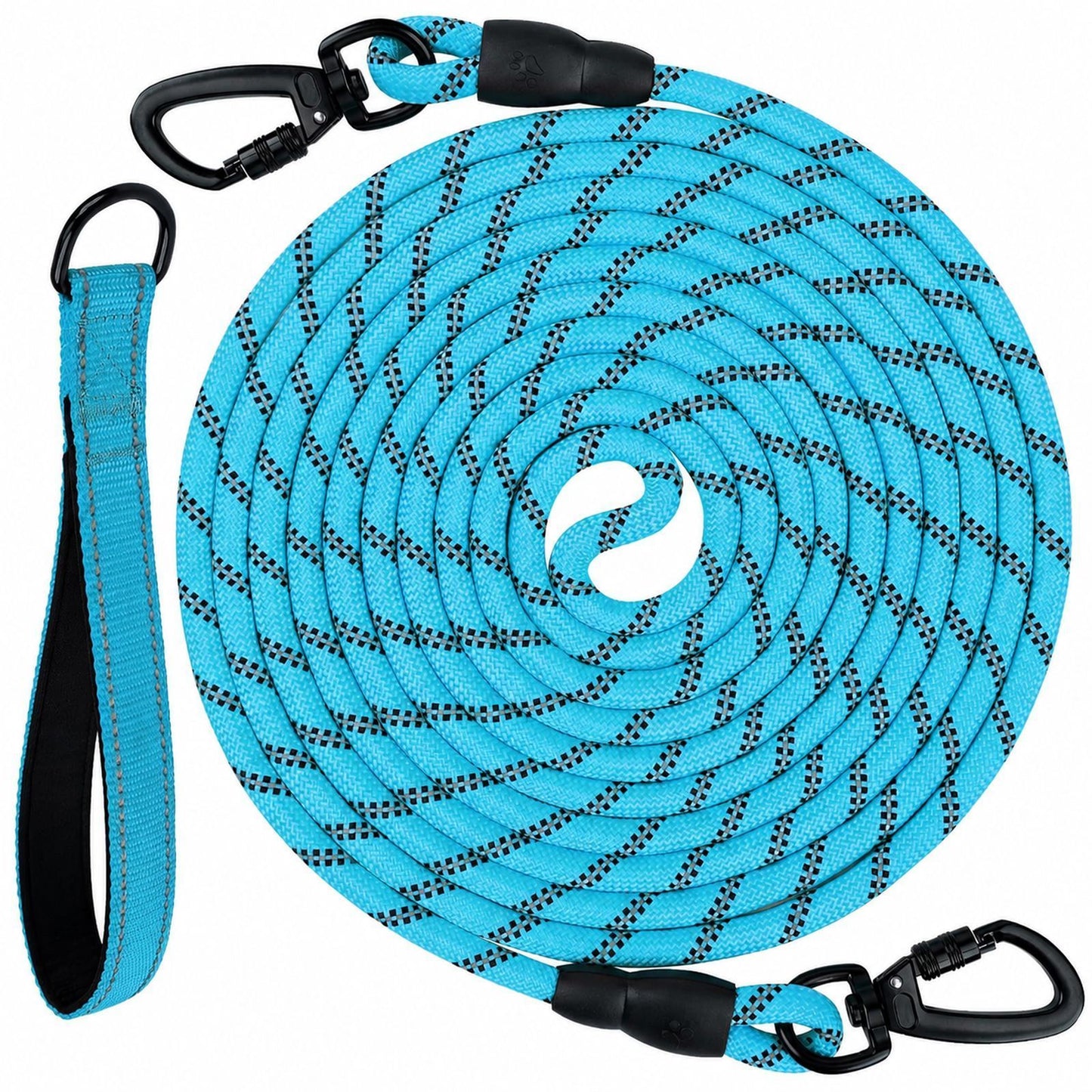 Large Dog Leash Sky Blue 02