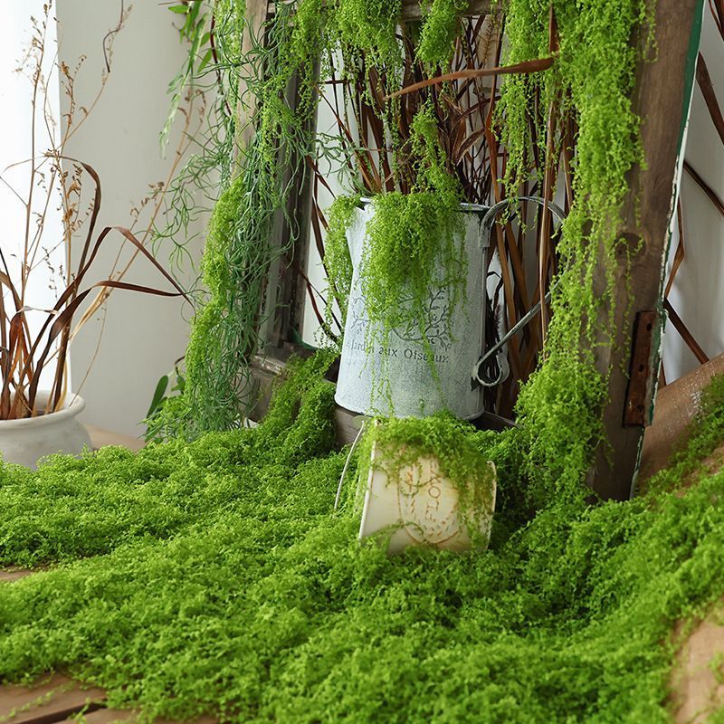 100g Dark Green Artificial Moss