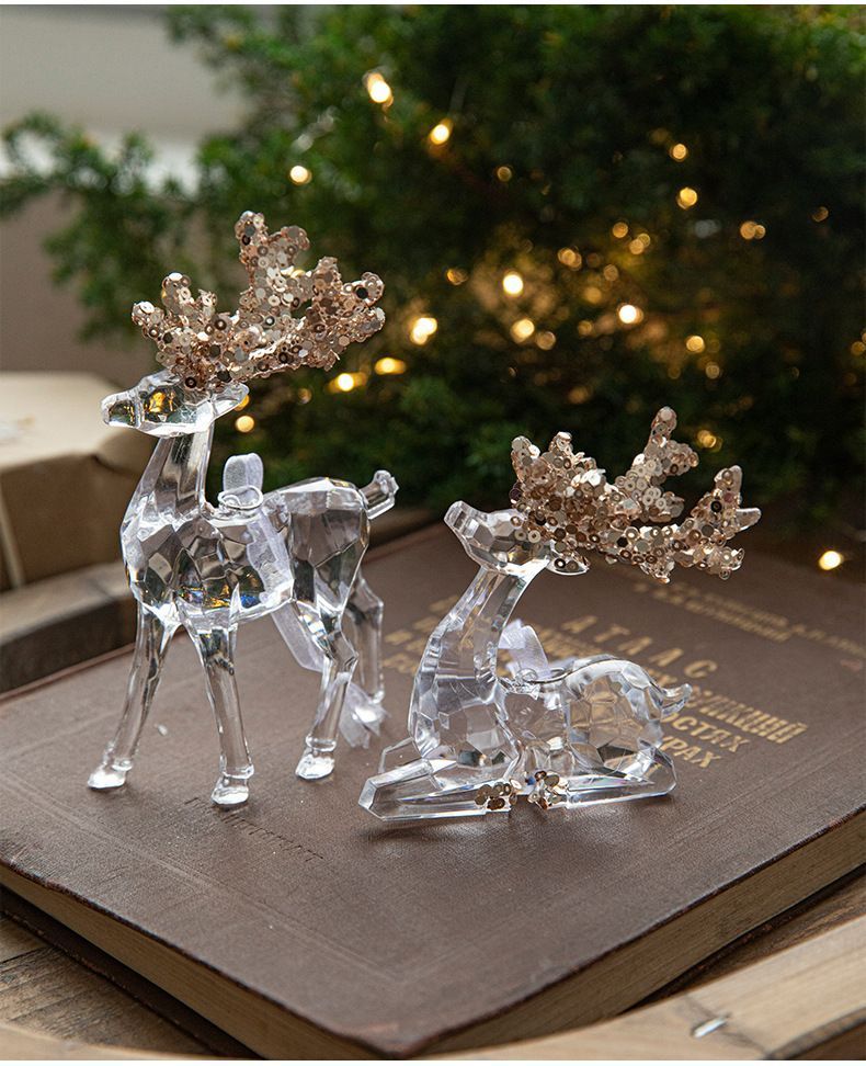 2pcs Snowflake A Christmas Ornament Props