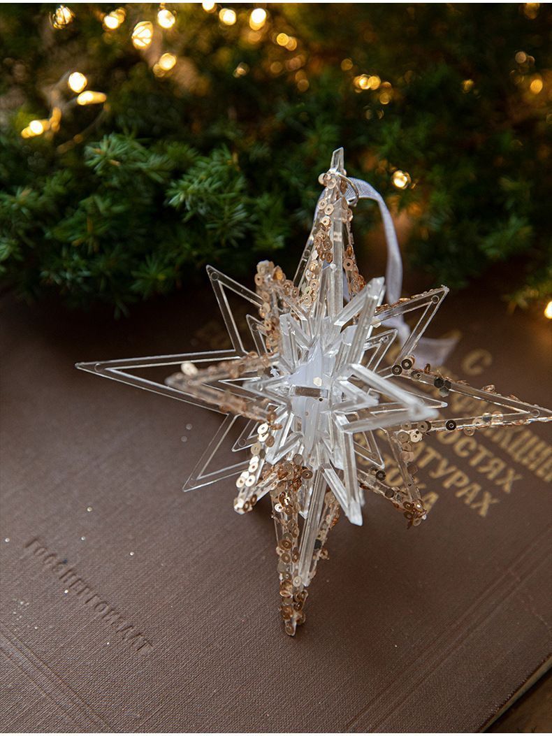 2pcs Leaf Christmas Ornament Props