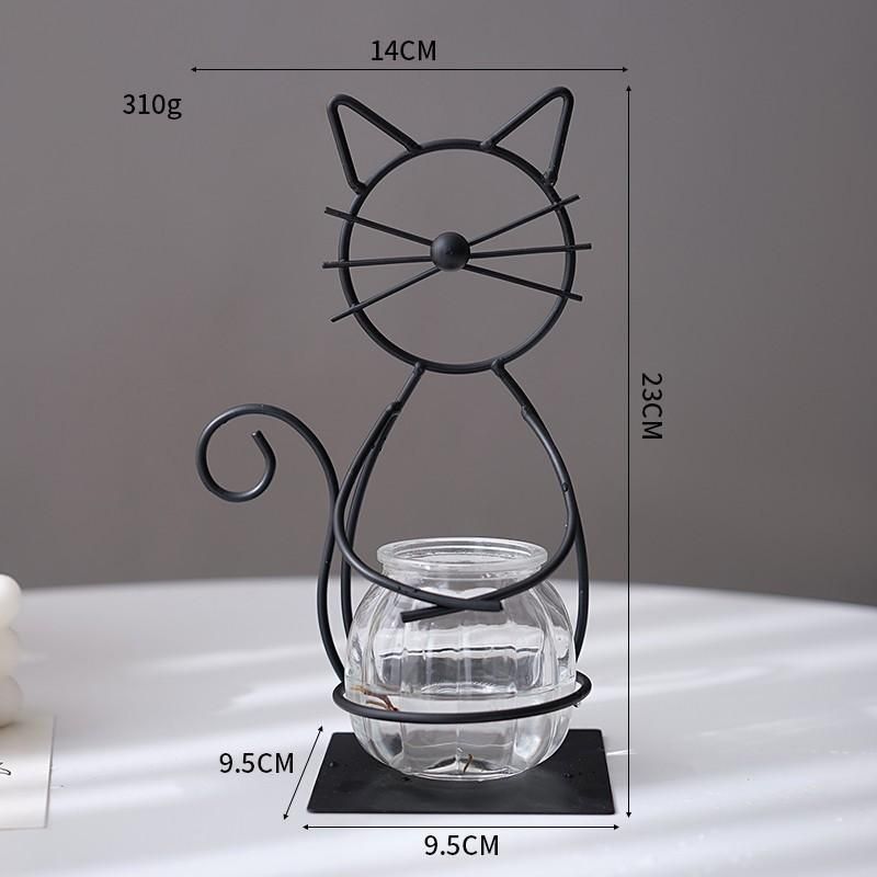 2 Pack Cat Iron Flower Ware 008