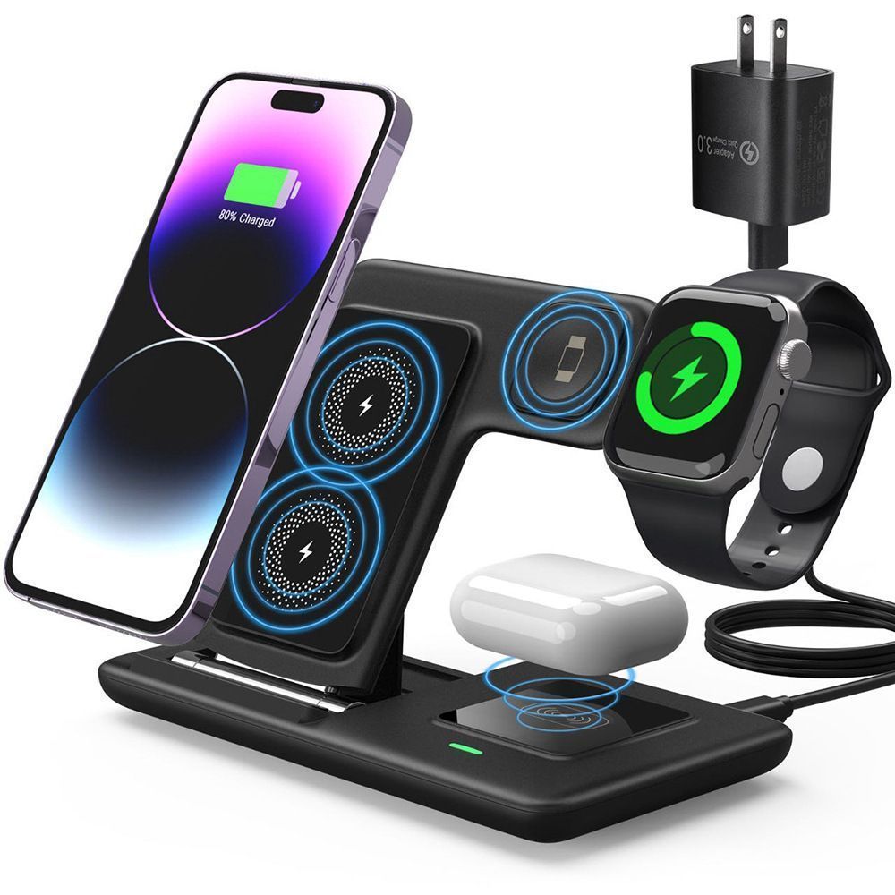 White 3-in-1 Wireless Charger