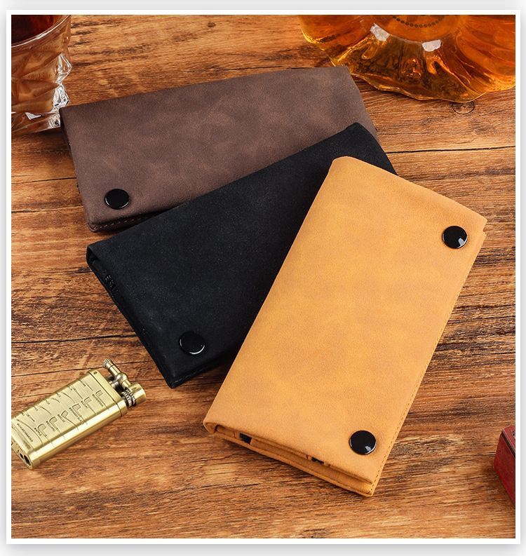 Matte Leather Storage Bag Purple