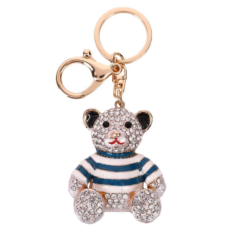 2-Pack Crystal Bear Keychains 01