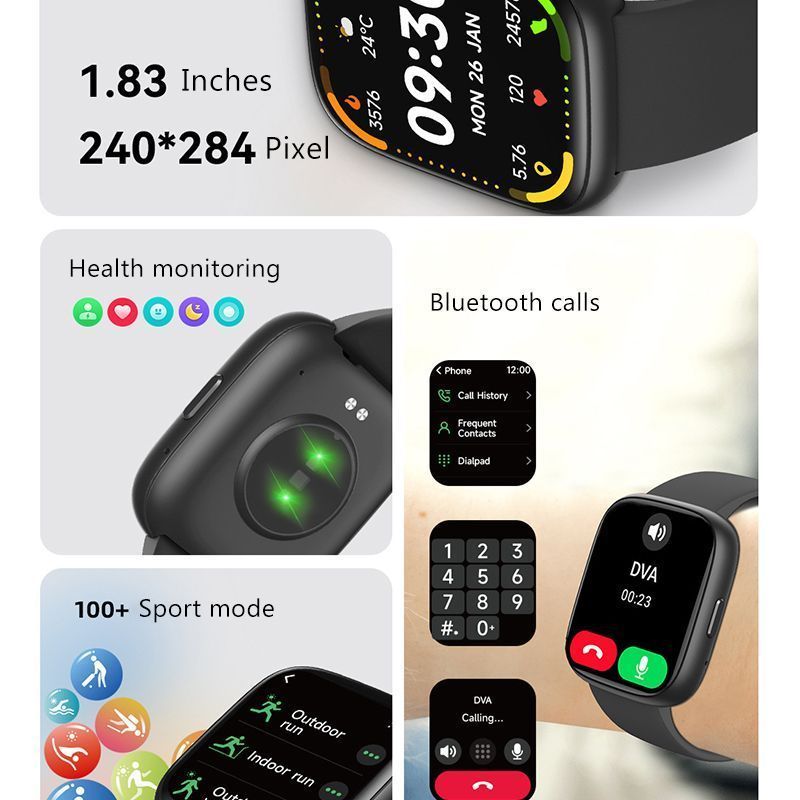Call Health Smart Watch Green