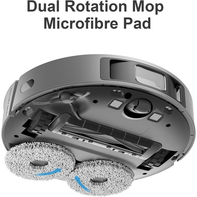 4 Pcs Replacement Mop Pads Me and L20 Ultra and X40 Ultra and Xiaomi X10 and and X20 and Robot Vacuum Cleaners