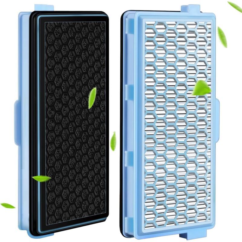 2 Pcs Filtres Hepa 0 S4000, Compatible with Aspirateurs Miele Compact C1
