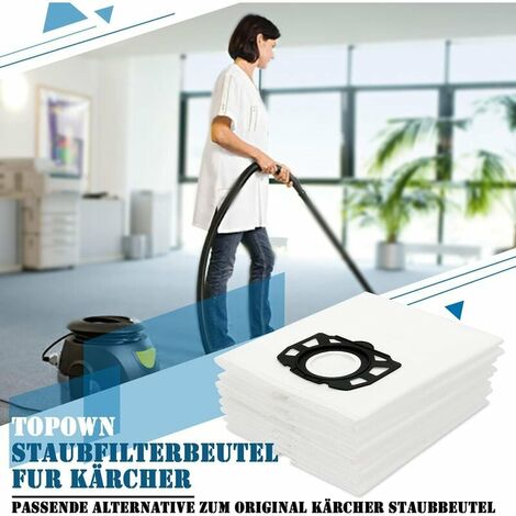 10 pcs vacuum cleaner bags for Karcher WD4 WD5 WD6 Karcher bag MV4, MV5 and MV6 vacuum cleaner bags for Karcher