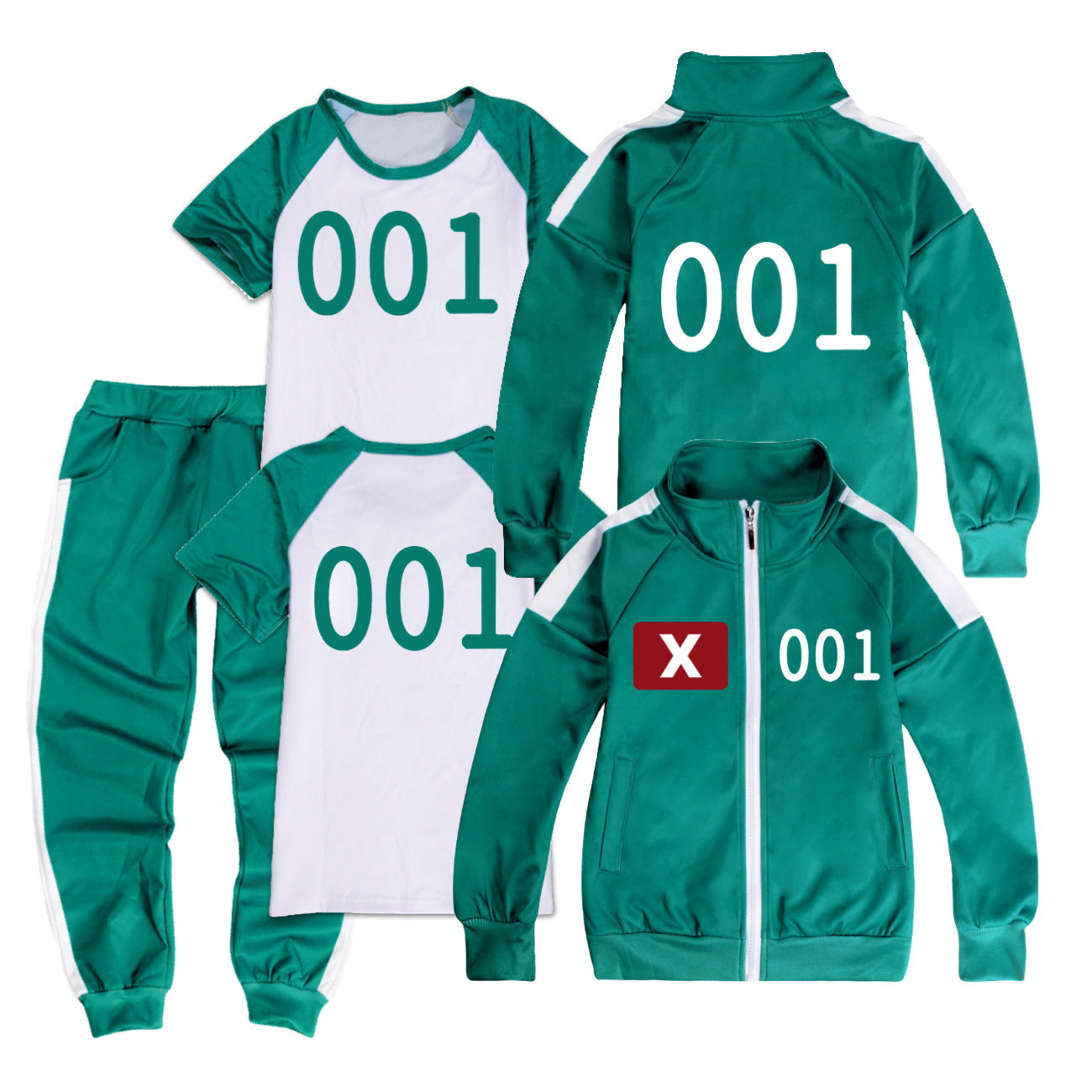 Squid Game, sportswear, complete set with rope 230 140
