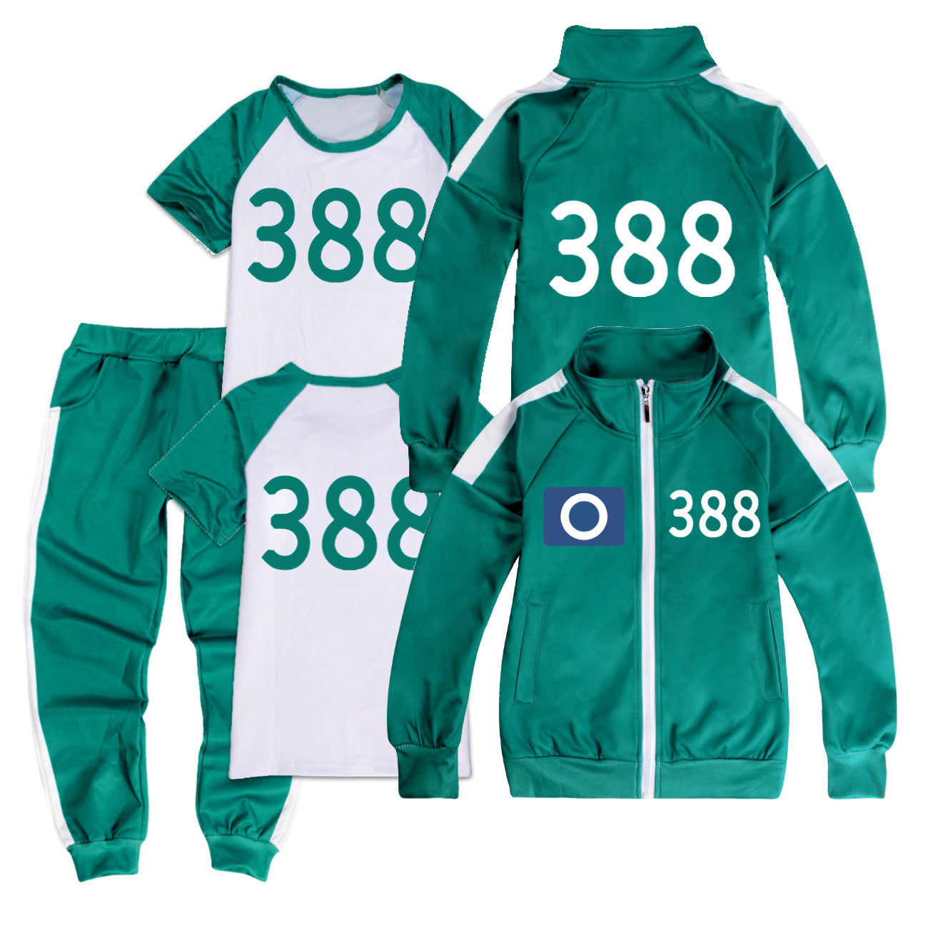Squid Game, sportswear, complete set with rope 222 170