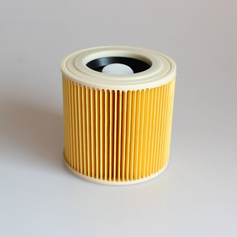 2x Cartridge Filter for Vacuum Cleaner, Compatible with Kärcher WD2 WD3 MV3 MV2 A2004 A2054 A2204 A2656