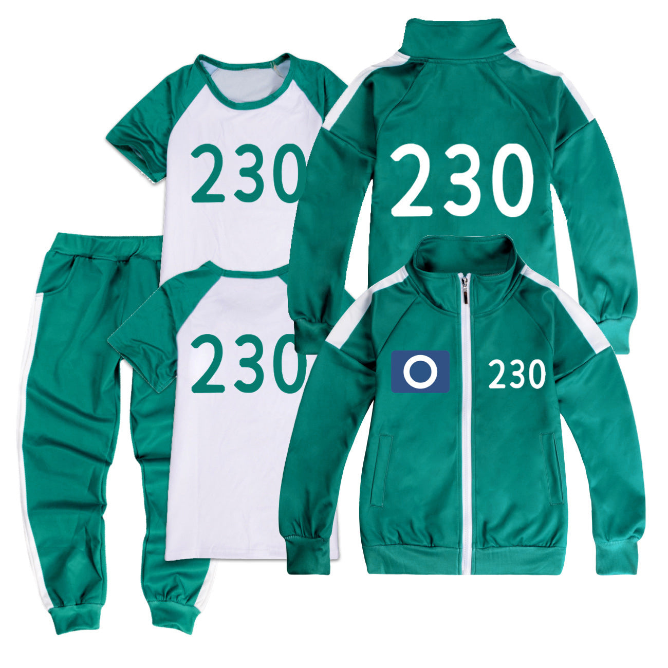 Squid Game, sportswear, complete set with rope 222 140