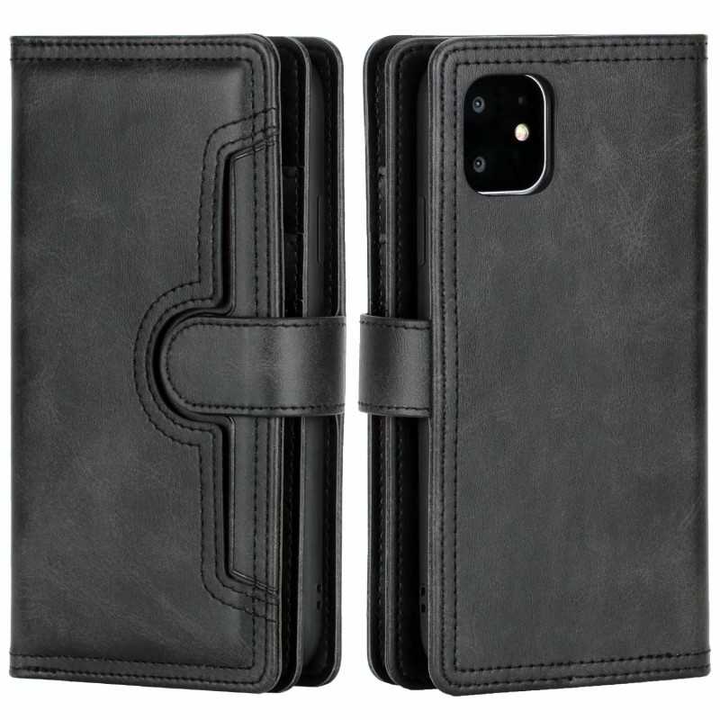 Compatible with iPhone 11 Wallet Case 10 Grid V3 Rose Gold 150