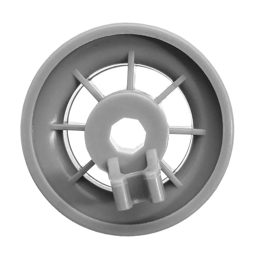 X Lower Dishwasher Basket Wheels for Bosch Neff Siemens Grey 165314—max