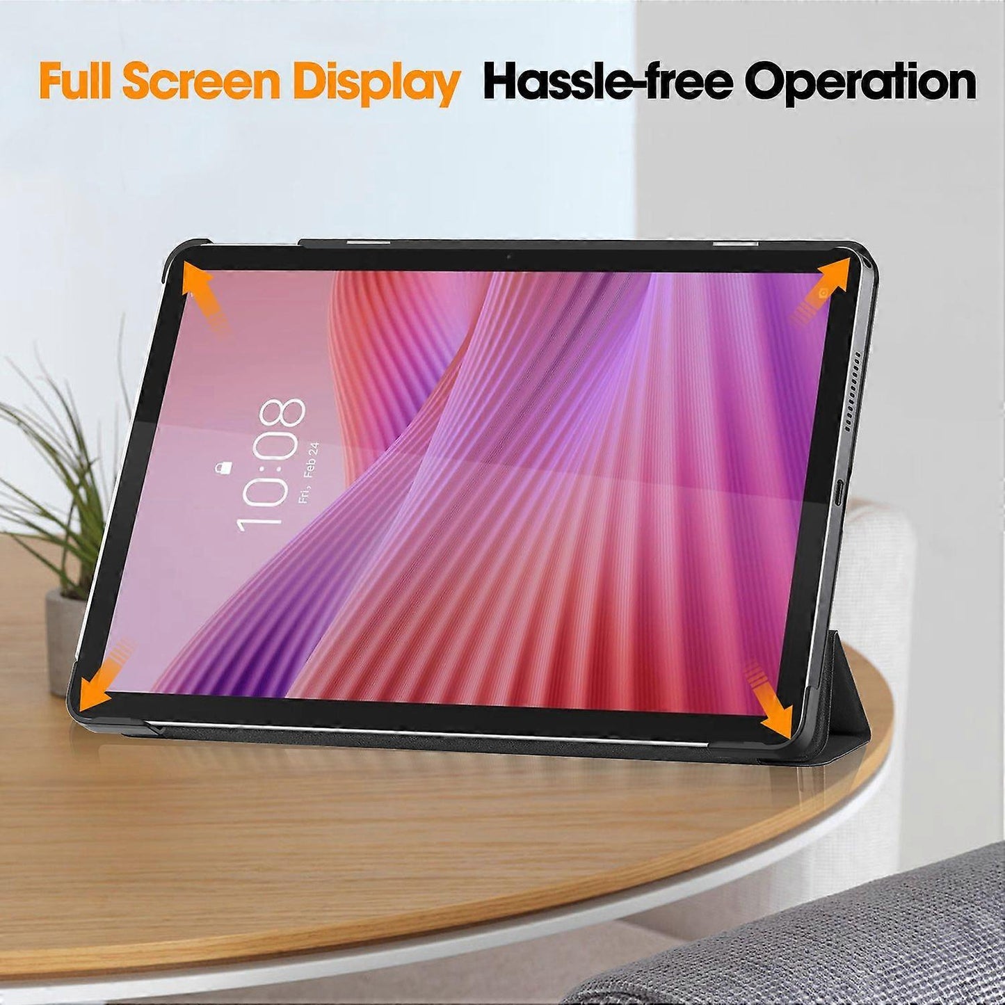 Case for Lenovo Tab TB311FU Anti-Drop Leather Stand Tablet Protection Multicolor{hh] Multicolor Multicolor Black